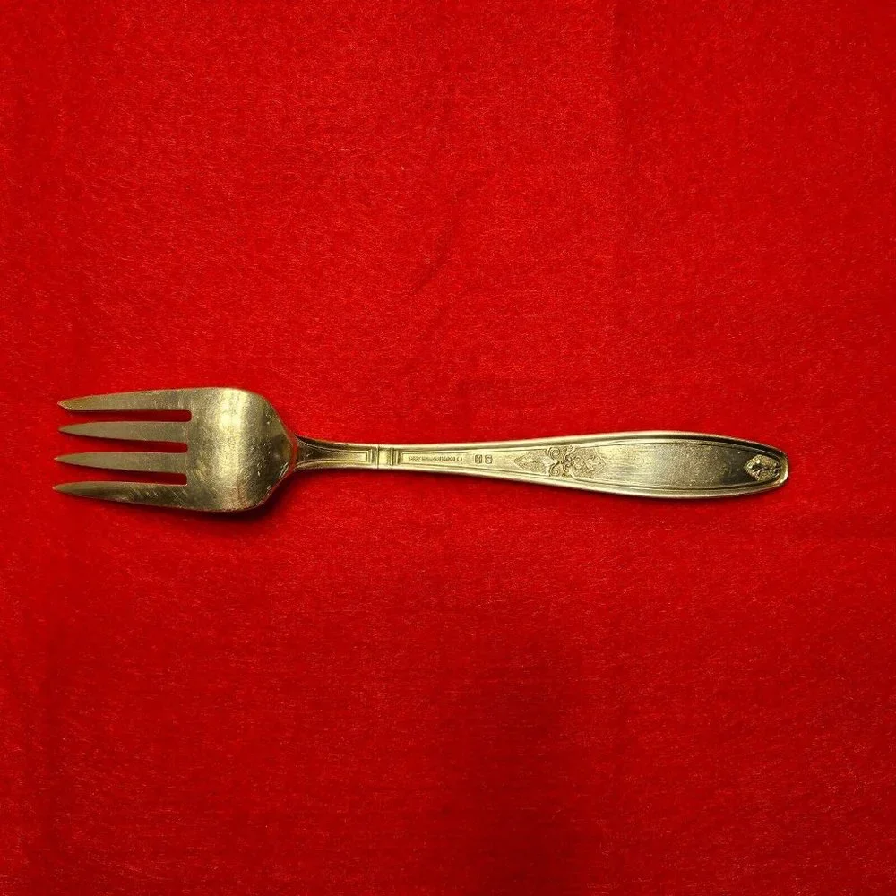 1847 Rogers Bros Silver-Plate Silverware - Lot of 11 Salad Forks w/Silvercloth